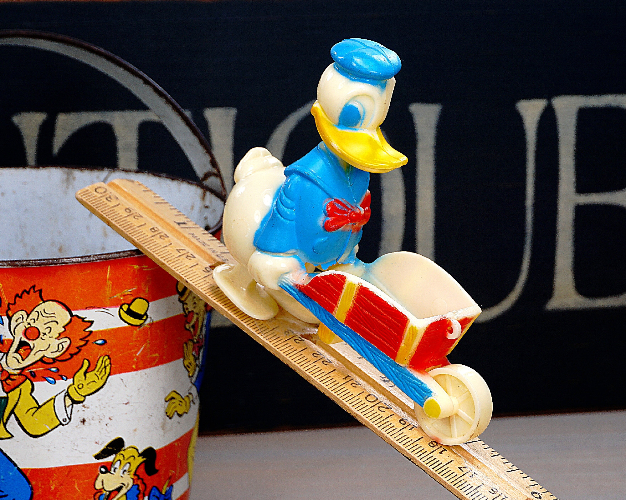 Vintage Ramp Walker Toy, Donald Duck Walking Toy, Vintage Walt Disney ...
