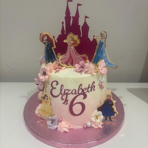 Decorazione per torta principessa personalizzata