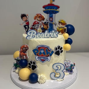 Decorazione per torta personalizzata della Paw Patrol
