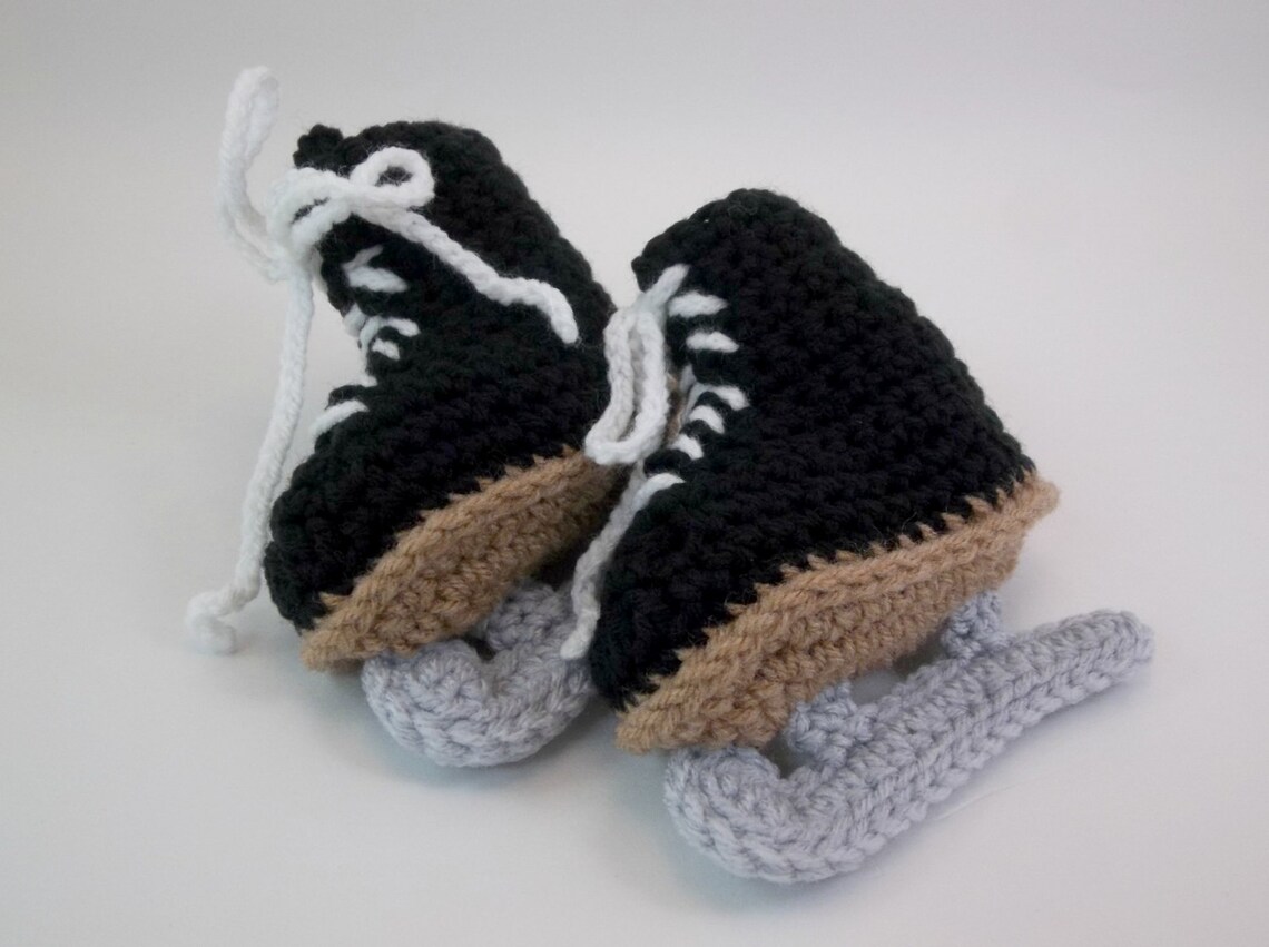 Baby Ice Skates Crochet PDF PATTERN Etsy