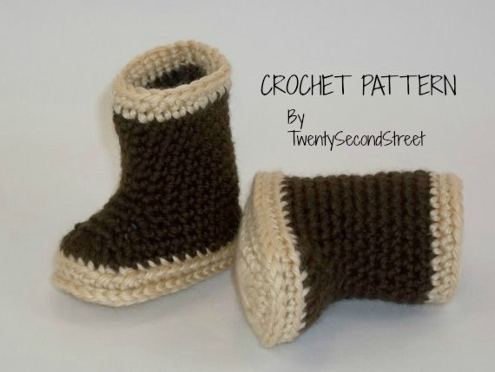 CROCHET PDF PATTERN for Alaskan Style Rain Boots Xtra Tuff Etsy
