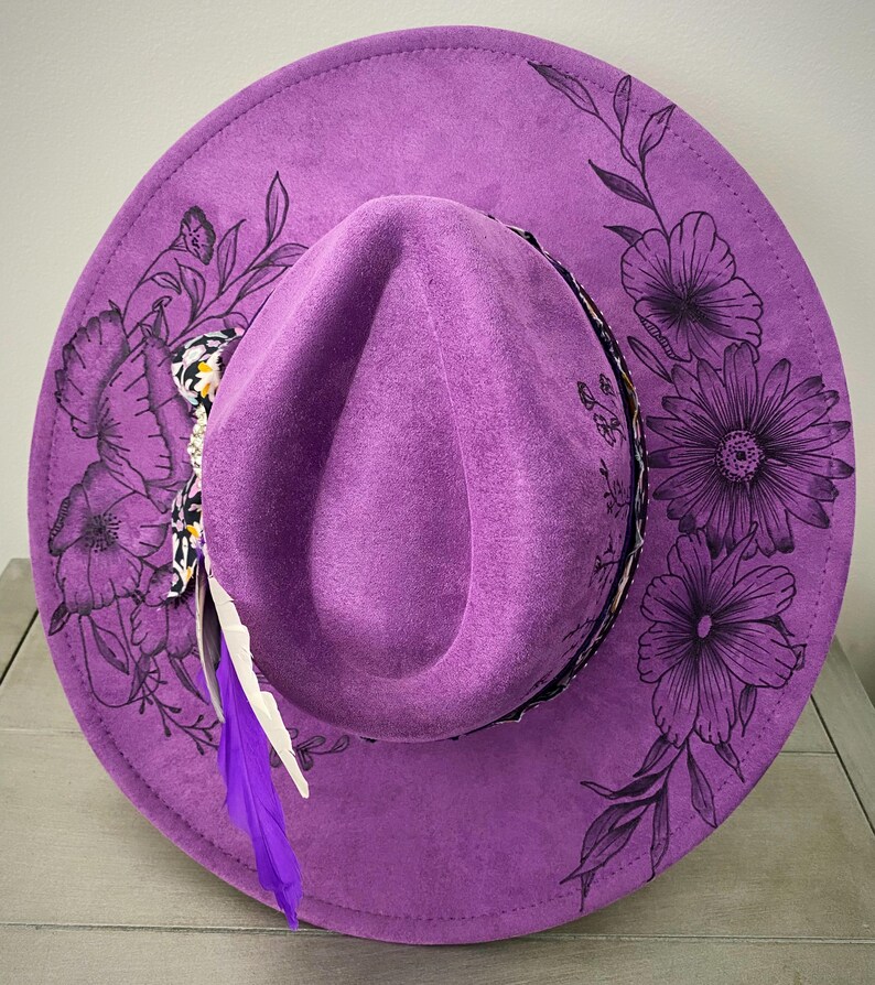 Rust & Ember Flower Song Fedora Hat
