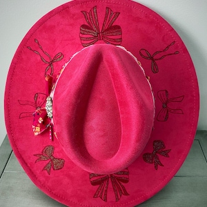 Hot Pink Rancher Hat - Etsy display picture 1