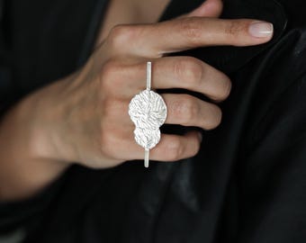 IKANI Handcrafted Silver Ring For Women - Jewelry Sterling Silver 925 Highest Quality Rhodium Plated