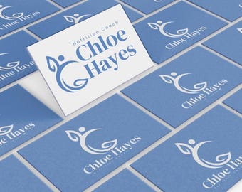 Kit de marca para coaches de nutrición: logotipo, plantillas para redes sociales y tarjetas de presentación