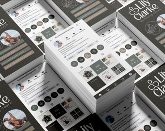 Plantillas de Instagram para entrenadores de bienestar: Kit de marca de Canva (descarga digital)