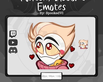 Lucifer Hearts Hazbin Hotel Emotes