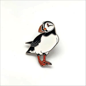 Soft Enamel Pin Badge - Atlantic Puffin