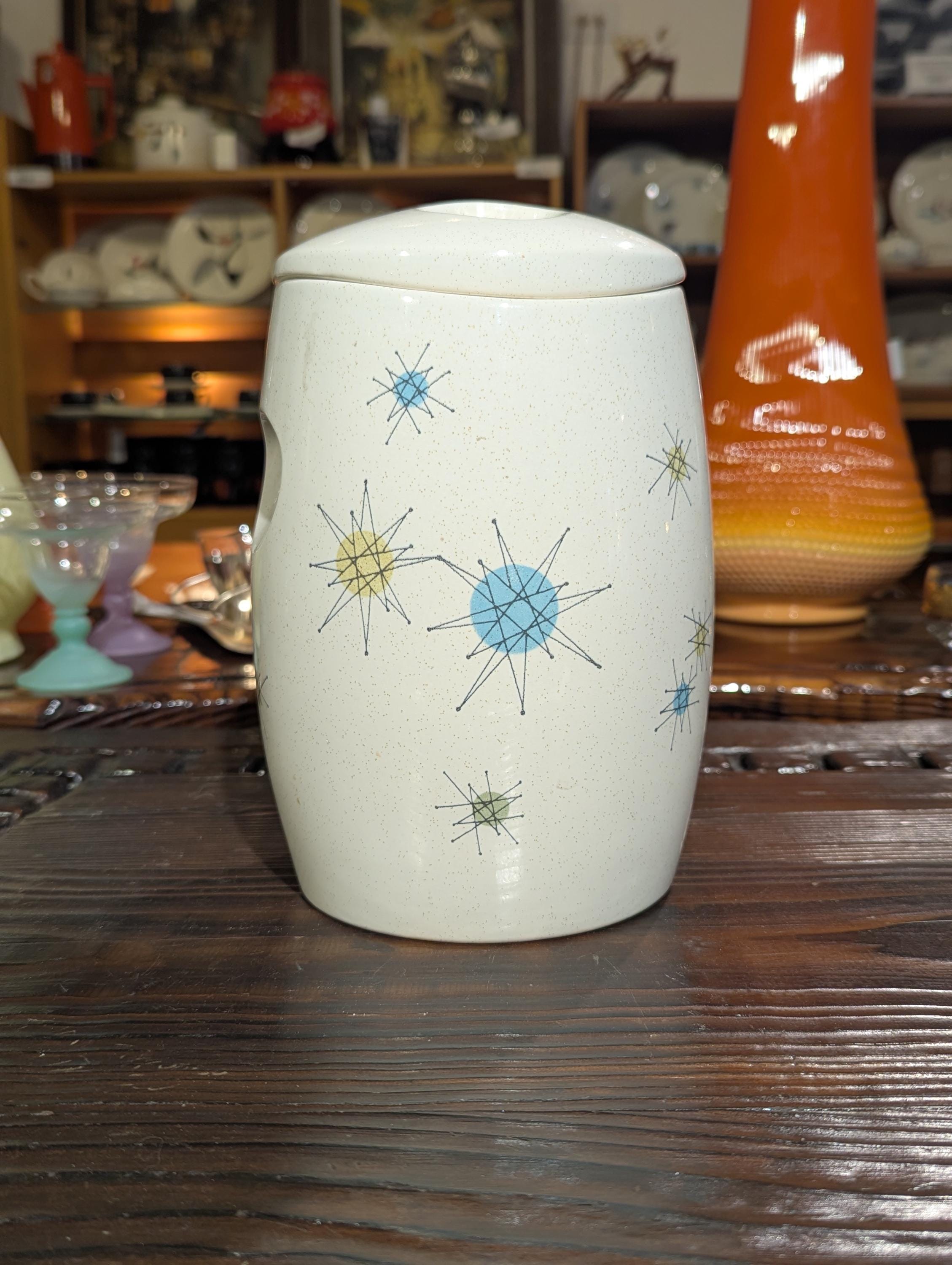 Franciscan Starburst Canister - Etsy