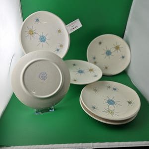 Franciscan Starburst Set of 6 Salad Plates