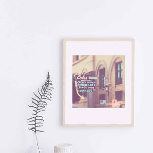 Downtown LA Bar Print, Coles Photograph, Los Angeles Artwork, Office Wall Art, Cocktails, Kitchen Decor