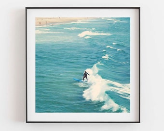 California Surfer Photography, Hermosa Beach Wall Art, Dorm Decor, Gift for Him, Fathers Day