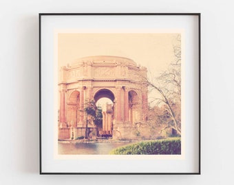 Palace of Fine Arts, San Francisco Photography, Architecture Print, Travel Photo, Office Decor, California Art