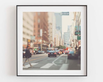 Los Angeles Art, Downtown LA Photo, Urban Photography, Streetscape, City Print, Housewarming Gift, For Him, Men, Dads