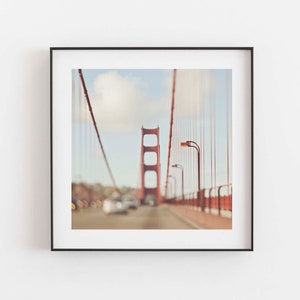 Golden Gate Bridge Print, San Francisco Photograph, Nursery Decor, City Photo, Housewarming Gift, Wedding, California Artwork