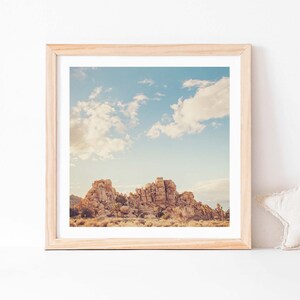Joshua Tree Art, Desert Print, Boho Wall Decor, Palm Springs, Landscape Photograph, Gift for Dads, Office image 4