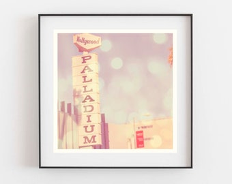 Hollywood Palladium Photo, Baby Nursery Decor, Teenage Girl Gifts, Los Angeles Print, Gift for Music Lover