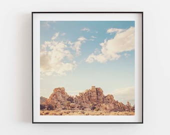 Joshua Tree Art, Desert Print, Boho Wall Decor, Palm Springs, Landscape Photograph, Gift for Dads, Office