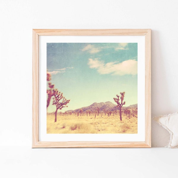 Joshua Tree Print, Southwest Decor, Desert Photo, Wedding Gift, Girls Room Wall Art, Dorm Poster, Palm Springs