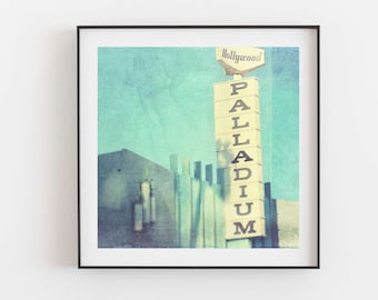 Hollywood Palladium Photo, Los Angeles Photography, Music Lovers Gift, Architecture Print, Girls Room Decor