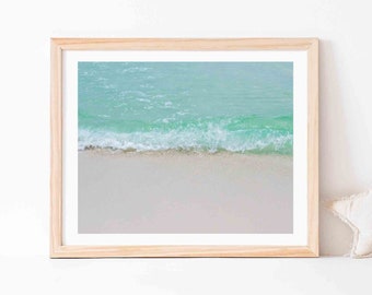 Florida Wall Art, Gulf Coast Photo, Beach Photography, Blue Nursery Decor, Beach Wave Print, Coastal Decor, Turquoise