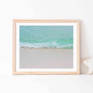 Florida Wall Art, Gulf Coast Photo, Beach Photography, Blue Nursery Decor, Beach Wave Print, Coastal Decor, Turquoise