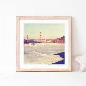 Golden Gate Bridge Photo, San Francisco Wall Art, California Home Decor, Girls Room, Office Gift image 4