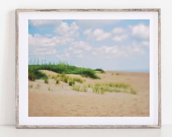 Virginia Beach Print, Sand Dunes Wall Art, Baby Room, Beach Decor, Ocean Photograph, Kids Room, Office, Sandbridge, Myan Soffia