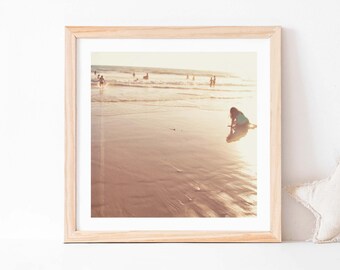 Beach Decor, Santa Monica Photography, Girls Room Wall Art, Baby Nursery, Coastal Print, Summer Art, Kids Photo, Nautical