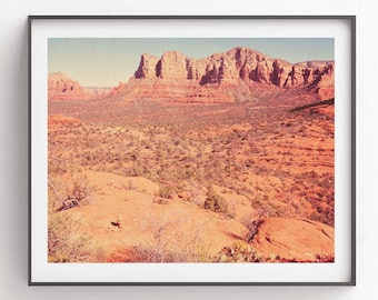Sedona Arizona Photography Print, Desert Landscape Wall Art