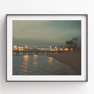Coronado Bridge Photo, San Diego Art Print, Coastal Decor, Bokeh Photography, Girls Room, Wedding Gift, Nursery