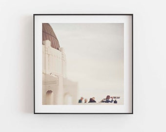 Griffith Park Observatory Print, Los Angeles Photo, Architecture, Astronomy Lovers Gift, Office Decor