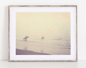 Venice Beach Photograph, Surfer Print, Dorm Decor, California Seaside Photo, Gray Boys Room Wall Art, Nursery