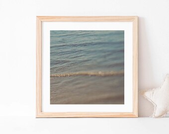 Beach Wave Photo, Coastal Decor, Abstract Art, Ocean Print, Gift for Newlyweds, For Mom, Office Present, Nursery