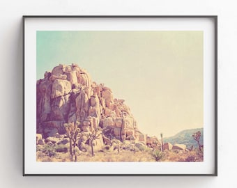 Joshua Tree Wall Art, Desert Landscape Photo, California Photography, Palm Springs, Nursery Decor, Southwest Print