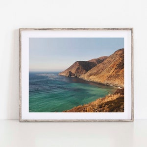 Big Sur Bridge Photo, Landscape Photography, California Wall Art, Ocean and Mountains Print, Wedding Gift image 1