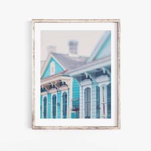 New Orleans Photo, Blue Wall Art, French Quarter Print, Architecture Photograph, Girls Room Decor, Nursery, Housewarming Gift image 1