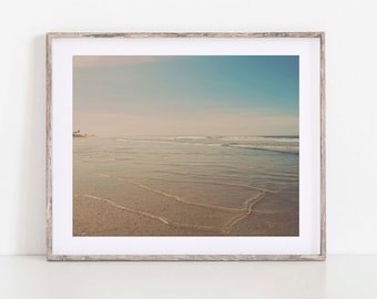 San Diego Photography, Coronado Beach Print, Wedding Gift, Coastal Decor, Ocean Waves Photo, Bedroom Wall Art