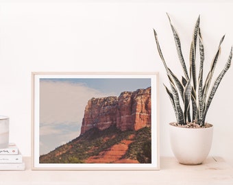 Sedona Arizona Photograph, Desert Wall Art, Red Rocks Photo, Boho Decor, Desert Nursery, Southwest Print, Travel Print