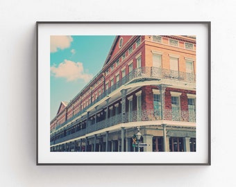 New Orleans Wall Art, French Quarter Photo, Jackson Square Print, NOLA Artwork, Nursery Baby Room, Office Decor, Decatur