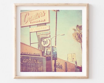 Canters Deli Photograph, Retro Restaurant Art Print, Kitchen Decor, Los Angeles Wall Art, California Photo