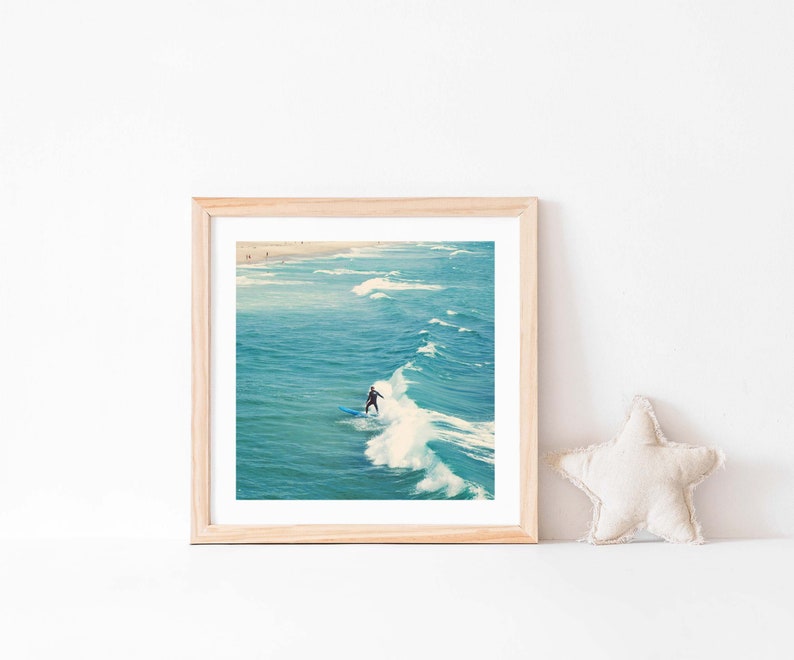 California Surfer Photography, Hermosa Beach Wall Art, Dorm Decor, Gift for Him, Fathers Day image 4