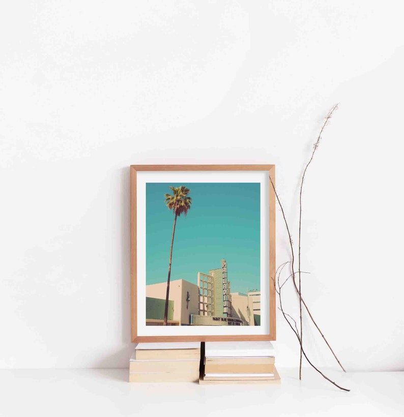 Hollywood Palladium Photograph, Los Angeles Print, Music Lovers Gift, Architecture Photo, Palm Tree, California Decor, Dorm Wall Art image 6