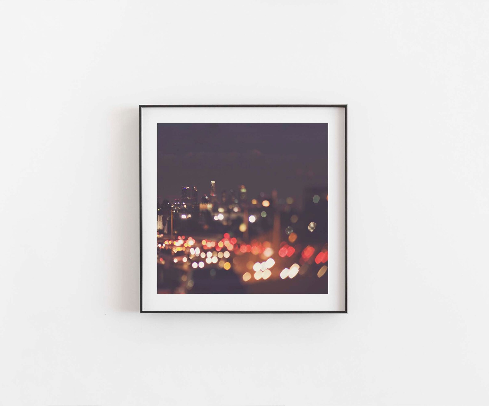 Los Angeles Photography LA Wall Art Bokeh Cityscape Dreamy Etsy