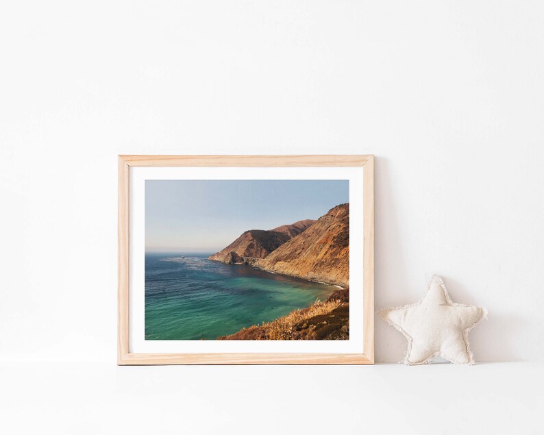 Big Sur Bridge Photo, Landscape Photography, California Wall Art, Ocean and Mountains Print, Wedding Gift image 5