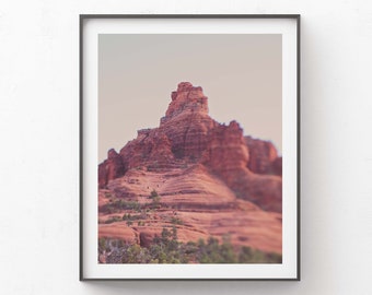 Bell Rock Sedona Wall Art, Arizona Photo, Southwest Print, Boho Decor, Desert Nursery Art, Anniversary Gift