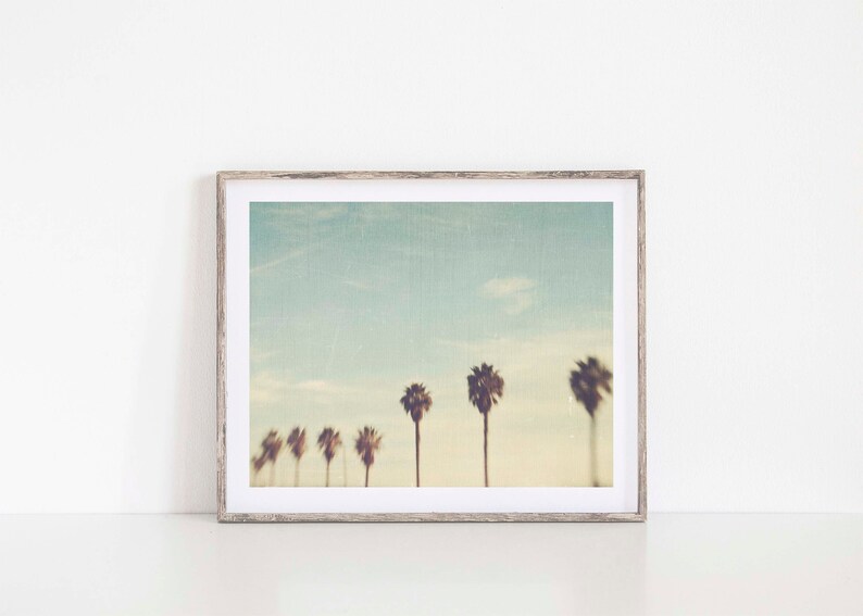 Palm Tree Wall Art, Baby Nursery Decor, Los Angeles Photograph, Housewarming Gift, For Her, Moms, Girls Room image 5