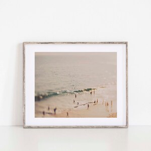 Aerial Beach Print, Baby Nursery Wall Art, Ocean Photography, Surreal Photo, Dorm Decor, Girls Room, Newlyweds Gift image 5