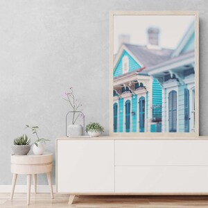 New Orleans Photo, Blue Wall Art, French Quarter Print, Architecture Photograph, Girls Room Decor, Nursery, Housewarming Gift image 4