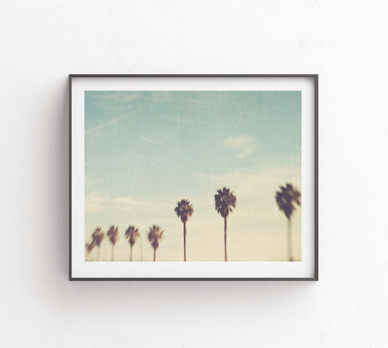 Palm Tree Wall Art, Baby Nursery Decor, Los Angeles Photograph, Housewarming Gift, For Her, Moms, Girls Room image 4